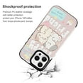 thumbnail image 2 of Mod Design Black And White with Black Circle Leather Wallet Case for iPhone 16 Pro Max 16E 16SE4 16PRO Wallet Case Card Holder Flip, 2 of 7