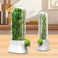 thumbnail image 4 of Detachable Compartment Herb Saver Box Vegetable Preservation Bottle for Mint, 4 of 18
