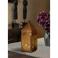 thumbnail image 3 of Serene Spaces Living Moroccan Gold Ornate Candle Lantern, for Indian-Inspired Wedding, Eid, Ramadan, Large, Set of 6, 3 of 6