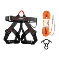 thumbnail image 2 of Arnés de seguridad de cintura con protección de cuerda de escalada en roca para de rappel 50 a 120cm, 2 of 8