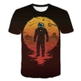 thumbnail image 1 of Camisetas de astronauta para niños, disfraces, camisetas de verano para niños y niñas, camisetas de 1 a 14 años con estampado 3D de dibujos animados de astronauta, ropa informal 12T Gao Jinjia LED, 1 of 2