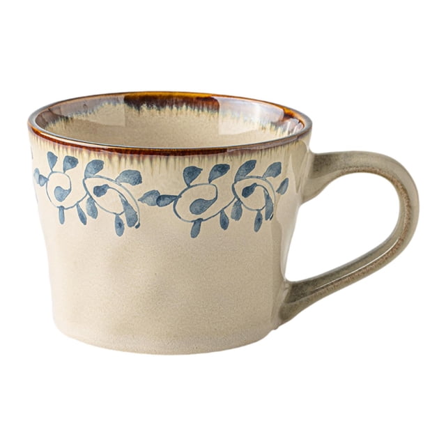 Taza café/té cerámica elegante con asa para bebidas frías o calientes. Taza café cerámica para adultos y niñas. Regalos para la oficina.