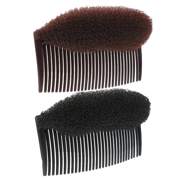 UPOUART 4 Pieces Assorted Color Volume Insert Hair Combs for Elegant Bun Styling Hair Accessories