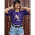 thumbnail image 2 of Adorable Bunny Happy Easter T-Shirt Women -Smartprints Designs, Female Large, 2 of 4