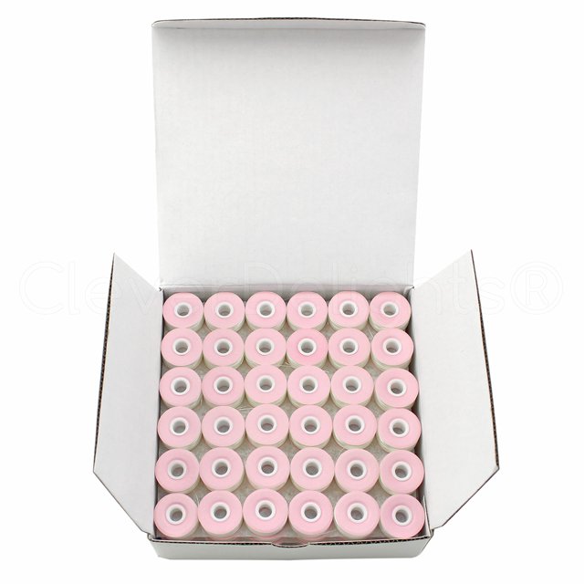 Cleverdelights Bobinas Preenrolladas Tamaño L - Paquete De 144 - Blanco - Cara De Cartón - 3/8"" X 13/16""