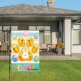 thumbnail image 3 of Amhnf Easter Bunny And Eggs Welcome Garden Flag For Home Outdoor Garden Yard Decor 12x18 inch, 3 of 5