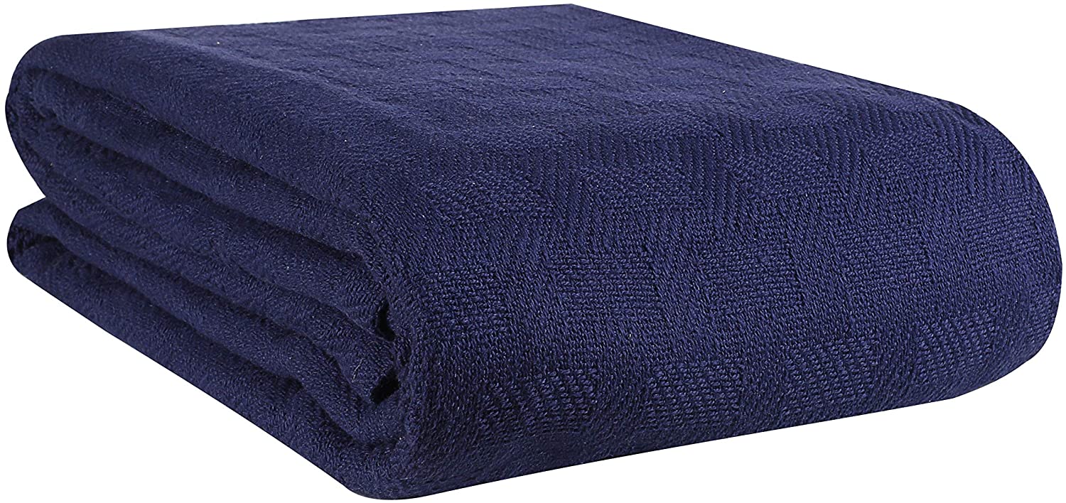 GLAMBURG 100 Cotton Bed Blanket Breathable Bed Blanket King Size