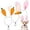 MIX-3PCS, variant on Dalrosia 3PCS Easter Dog Headbands Easter Bunny Rabbit Ear Headwear Cute Carrot Hair Band Adjustable Pet Easter Party Costume Accessories for Dog Cat Puppy