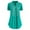 Mint Green, variant on breaise Women's Button Down T Shirts Short Sleeve V Neck Tops Casual Summer Tunic Shirt Regular Fit Lace Floral Blouses Tee S-5XL
