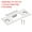 Silver, variant on Uxcell Universal Latch Strike Plate with Screw for Door Silver