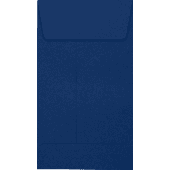 LUXPaper #5 1/2 Coin Envelopes, 80 lb. Navy Blue, 3 1/8 x 5 1/2, 1000 Pack