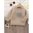 thumbnail image 6 of Suealasg Toddler Girls Boys Fall Winter Sweaters 6M 1T 2T 3T Long Sleeve Bear Embroidery Knit Pullovers Tops Autumn Knitwear Clothes for Baby Boys Girls, 6 of 8