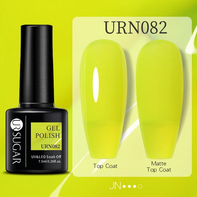 Azúcar UR, esmalte de uñas de Gel brillante, Gel de uñas brillante reflectante, barniz de Arte de uñas semipermanente para manicura, necesita capa superior para Base Tan Jianjun unisex
