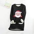 thumbnail image 4 of WEAIXIMIUNG Chandails en Molleton pour Femmes Sans Capuche Manches Longues Col Rond Poche Rembourré Pull Chaud, 4 of 5