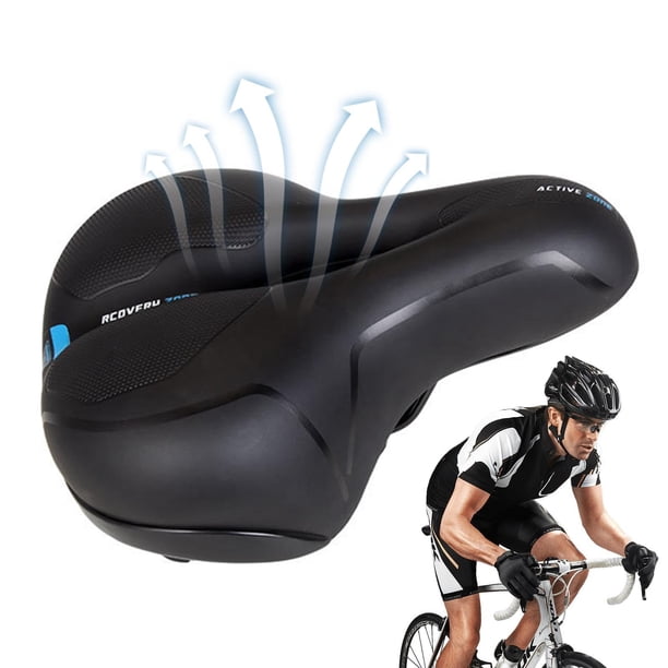 Asiento de bicicleta Shakven, extra suave, cómodo y transpirable, de espuma y gel
