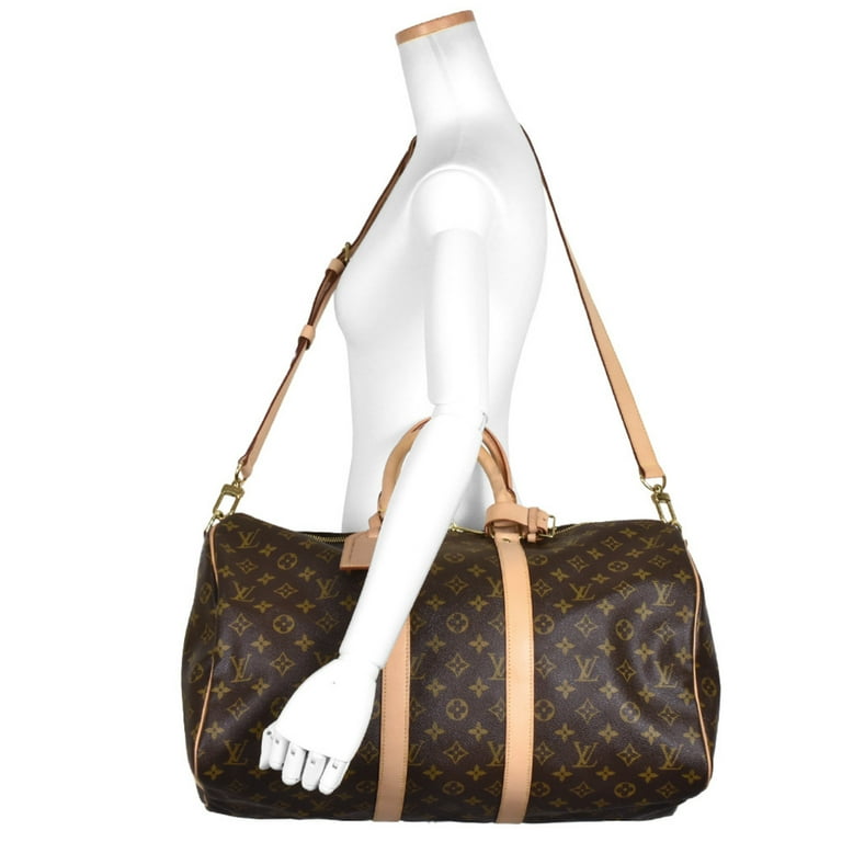 Pre-Owned Louis Vuitton Keepall Bandouliere 45 Boston Bag Monogram 