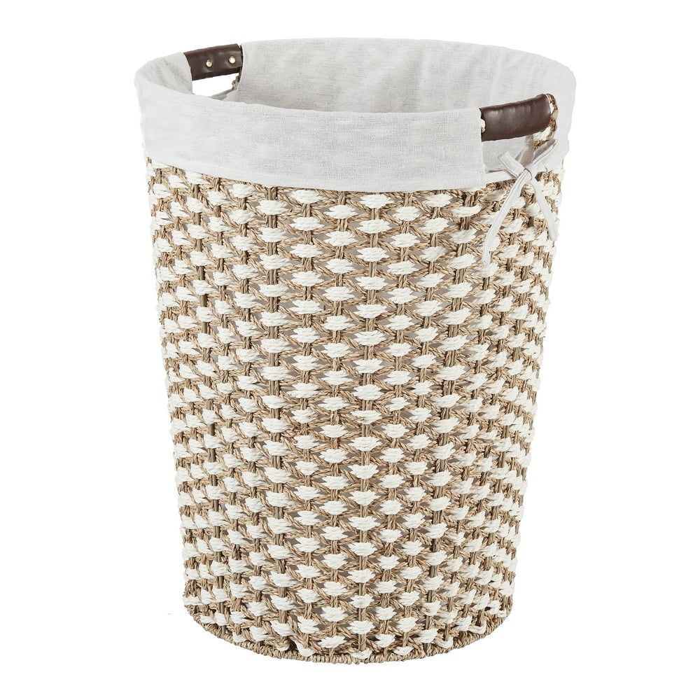 Better Homes & Gardens Braided Seagrass Laundry Hamper