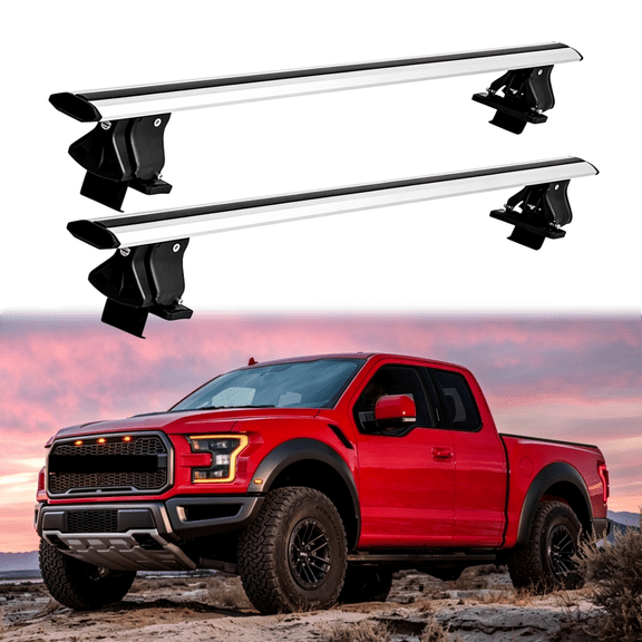 Lockable Crossbars W/O Roof Rail Rack for Ford Maverick 2022-2026, Rooftop Cargo Carrier Luggage Rack Crossbar, Silver