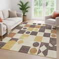 thumbnail image 6 of Addison Rugs Mayfield Premium Machine Washable Transitional Geometric Brown Rectangle Rug, 10' x 14', 6 of 6