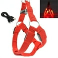 thumbnail image 3 of LED Dog Harness,USB Rechargeable Lighted Dog Harness,Comfortable Glow in Dark Dog Harness for Your Small Medium Large Dogs Night Safety Walking (Red,L), 3 of 10