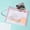 A4-XL-pink, variant on Transparent Zip File Folders A4 Sizes, Mesh Zipper Pouch Document Bag for Office and School Storage