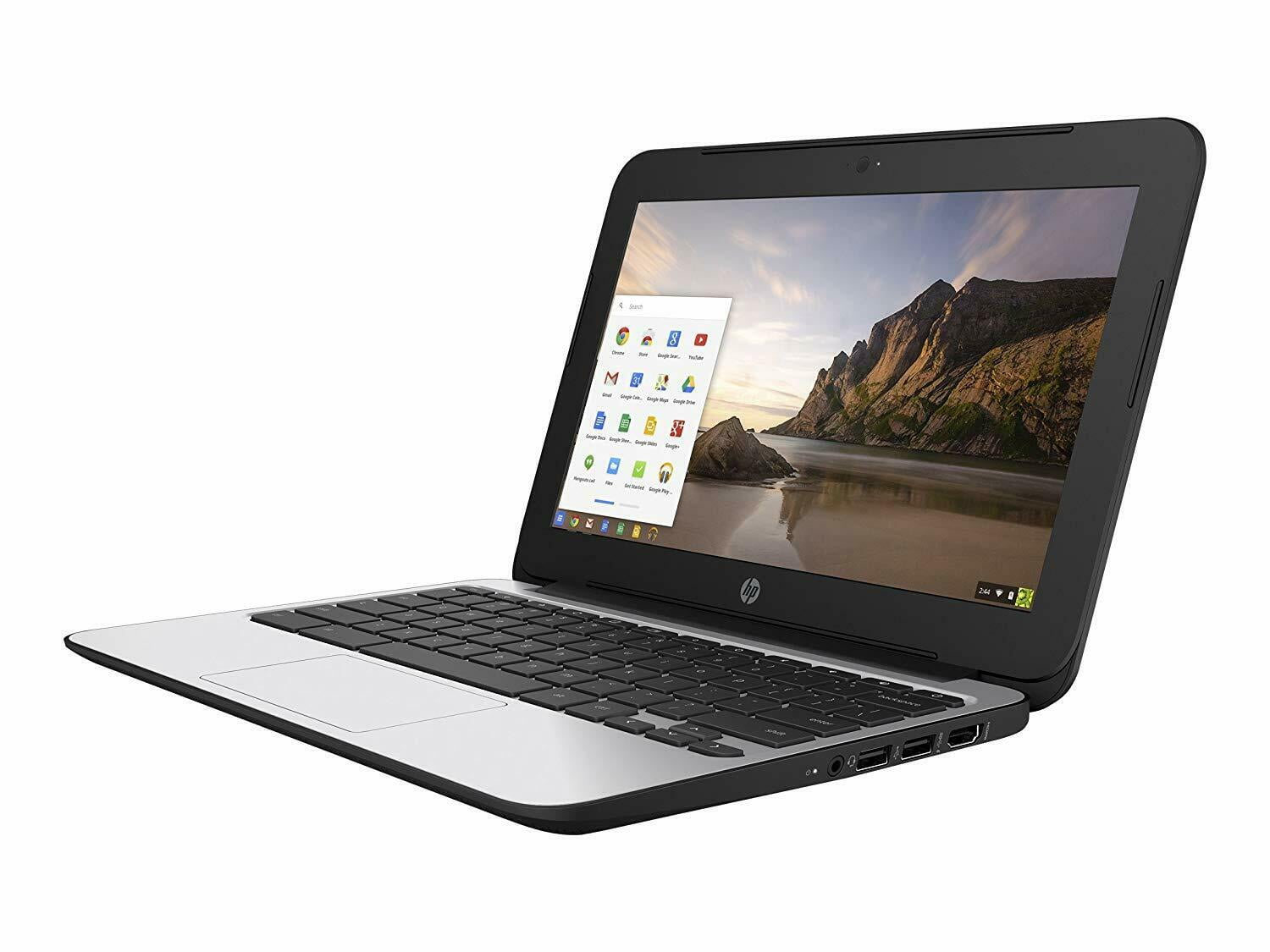 Restored HP CHROMEBOOK 11 G4 Intel Celeron 2.16GHz 4GB RAM 16GB SSD 11.6" LAPTOP Black (Refurbished)