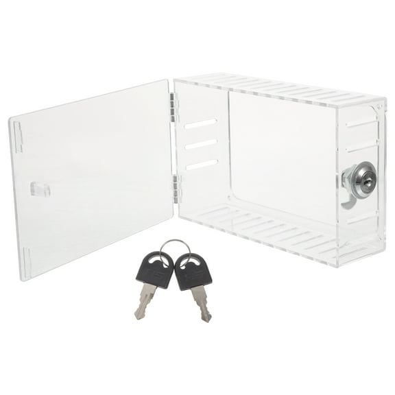 TABLZONE Lockable Thermostat Box Cover, 1 Set Mount Protector for Thermostat Security and Safety