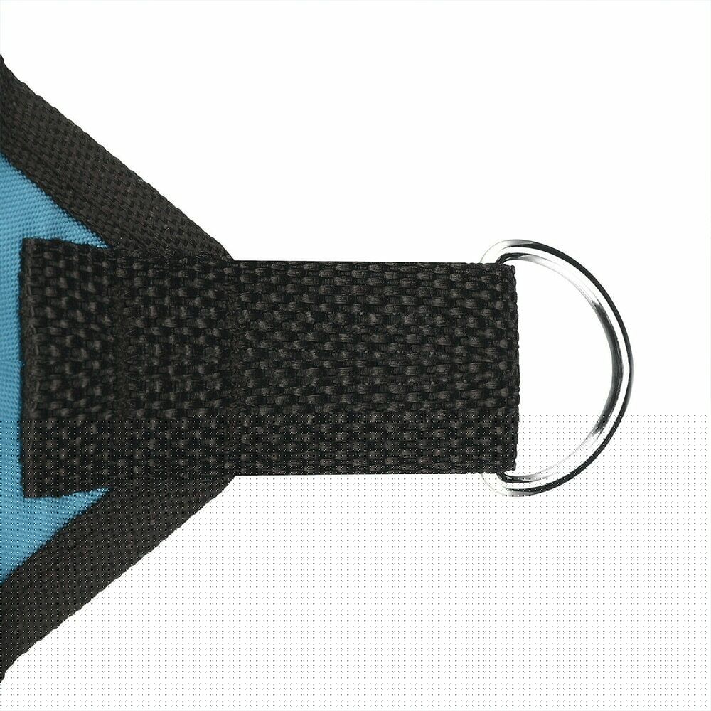 thumbnail image 6 of Triangle Sun Shade Sail Sand 280GSM/300D Canopy Sail Shade Cloth UV Block for Patio Garden Outdoor Backyard10' x 10' x 10'-Sky Blue, 6 of 7