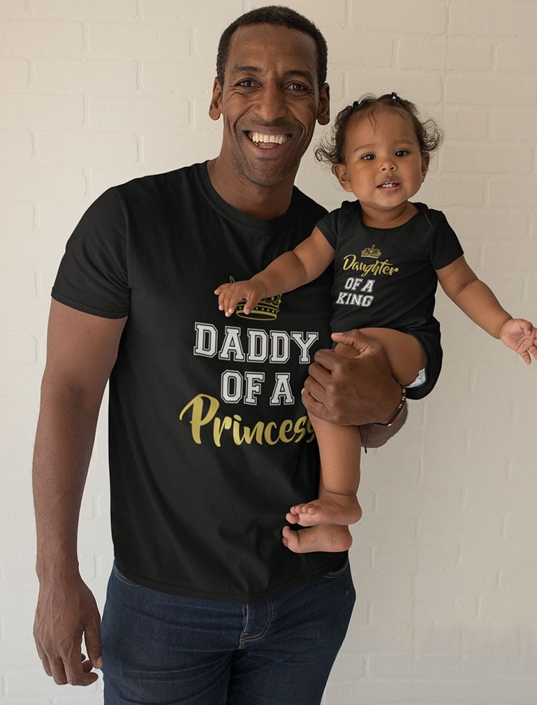 Father \u0026 Daughter Matching Set Gift For Dad \u0026 Baby Girl Bodysuit \u0026 Men's  Shirt man Black Medium / baby Black 6M (3-6M) - Walmart.com