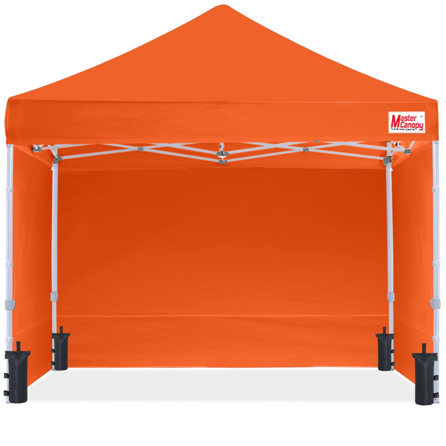 MASTERCANOPY 10' x 10' Heavy Duty Popup Canopy Tent Outdoor with 4