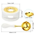 thumbnail image 2 of Uxcell Wax Seal Warmer with Melting Spoon for Wax Sealing Stamp Envelope, White, 2 of 6