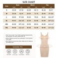 thumbnail image 6 of MANIFIQUE Women Shapewear Dress Full Slip Tummy Control Body Shaper V Neck Adjustable Spaghetti Strap, 6 of 6