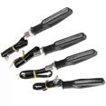 thumbnail image 4 of 4/8 luces LED universales para motocicleta, intermitentes de 12 V, IP68, luces traseras, accesorios, impermeables, intermitentes ámbar., 4 of 5