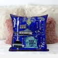 thumbnail image 3 of Amrita Sen Designs CAPL993FSDS-ZP-18x18 18 x 18 in. City Palace Suede Zippered Pillow with Insert - Blue, Purple & Turquoise, 3 of 5