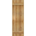 thumbnail image 5 of 16 1/8"W x 50"H TimberCraft Three 5 3/8" Boards Joined Board-n-Batten Shutters, Rough Sawn Western Red Cedar (Per Pair), 5 of 13