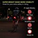 thumbnail image 3 of Smart Bike Tail Light With Automatic Brake Detection, Ultra Bright Led Taillight For Night Riding Waterproof, 3 of 5