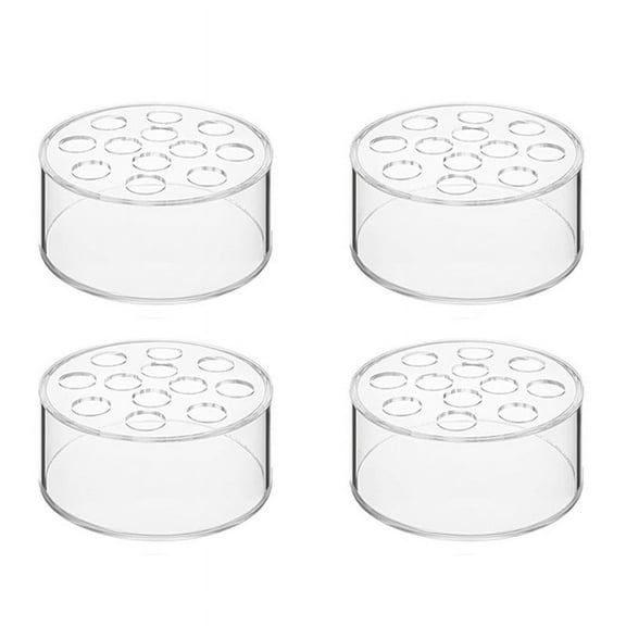 4 x Acrylic Flower Vase-Transparent