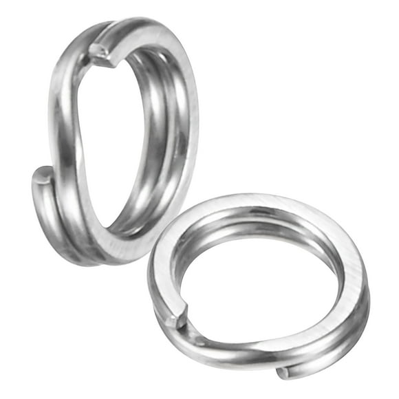 Anillos Divididos para Pesca Uxcell [60PCS] - Conector de Terminal de Acero Inoxidable 1# para Señuelo