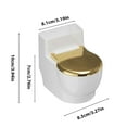 thumbnail image 3 of Household Bathroom Ashtray High Appearance with Cover Fly Ash Proof Living Room Wall No Need To Punch Toilet Ashtray, 3 of 7