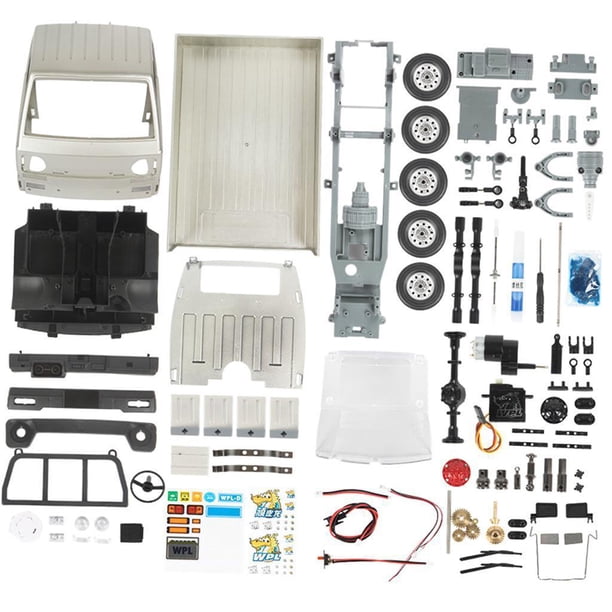 Camión RC 1/10 Zulema sin montar coche de escalada para Jóvenes Adultos regalos Juguetes gris Modelo de camión RC