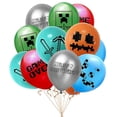 thumbnail image 2 of Minecraft Cumpleaños Decoración Feliz Cumpleaños Banner Juego de Suministros de Fiesta kaili Sencillez, 2 of 2