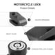 thumbnail image 5 of candado antirrobo para motocicleta, con freno de disco, protección antirrobo para moto, scooter y motocicleta (negro), 5 of 5