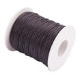 thumbnail image 5 of 1 Roll 1mm 100 Yards Waxed Cotton Cord Thread Beading String for Jewelry Making Crafting Beading MacrameBrown, 5 of 9