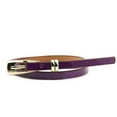 thumbnail image 1 of Ceintures pour Femmes en Cuir PU Réglables Fines Ceintures Étroites Couleur Unie, 1 of 1