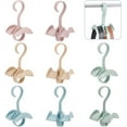 thumbnail image 3 of 8Pack Rotating Handbag Hanger for Closet 4 Color Multi-Function Rotatable Belt Hangers Organizer Scarf Tie Rack Holder Closet Storage Organizer, 3 of 10
