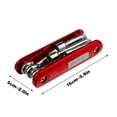 thumbnail image 2 of 6 Piece Folding Socket Wrench Set Metric and Inch Sizes, Auto Repair Tool with Ergonomic Handle for Mechanics and DIY Projects, Chromium Vanadium Steel, 2 of 7