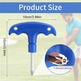 thumbnail image 2 of T25 Golf Club Lugar herramientas Llave de torque de golf de acero inoxidable con mango de plástico Herramienta de ajuste de la cabeza de golf Golf Golf, 2 of 9