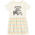 thumbnail image 3 of Inktastic So I'm Little, but I'm Gonna Be a Big Sister Girls Toddler Dress, 3 of 5