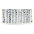 thumbnail image 5 of Baywell Boho Valance Curtain with Tassel Trim - 59 in Length - Semi Sheer Kitchen Valance Bedroom Bathroom Small Window Cafe Curtains - Rod Pocket Farmhouse Short Curtain - 59x17.7in, 5 of 6