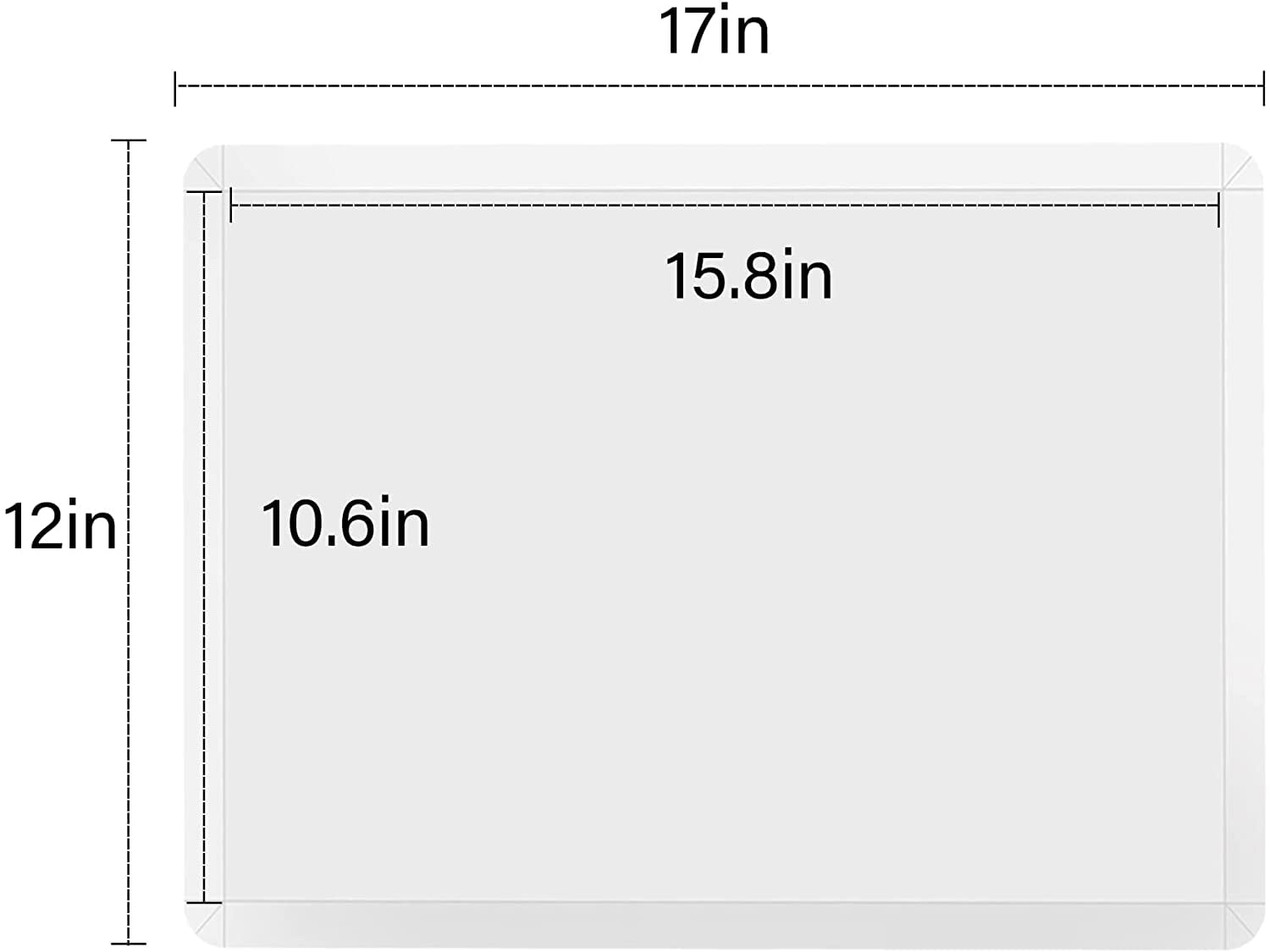 Disposable 30 Count, Collapsible Cutting Board Sheet with Built-in Crease, Flexible Plastic Cutting Mat for Kitchen and Commercial Use, 17 x 12 In White